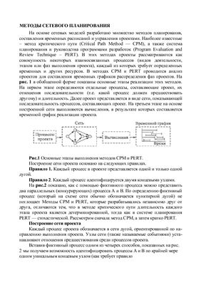 Сетевые методы планирования и управления реферат
